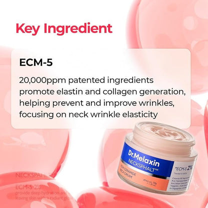 Dr.Melaxin Necksphalt Firming Cream with ECM-5 20,000ppm