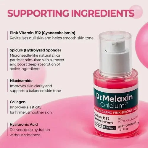 Dr.Melaxin Cemenrete Cyano Pink Spicule Serum with Calcium skin care Two set M msiltmsl-66
