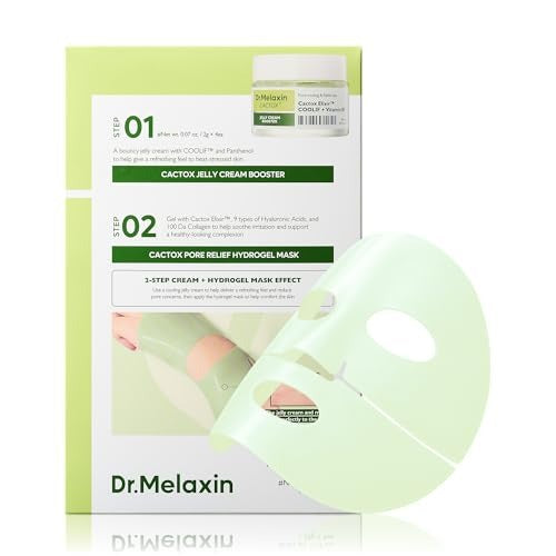 Dr.Melaxin CACTOX V-Lifting Mewing Band – Cactox + Caffeine + Collagen Double Chin Lifting Band for Sagging Jawline & Facial Puffiness 8 pcs (2 pcs)